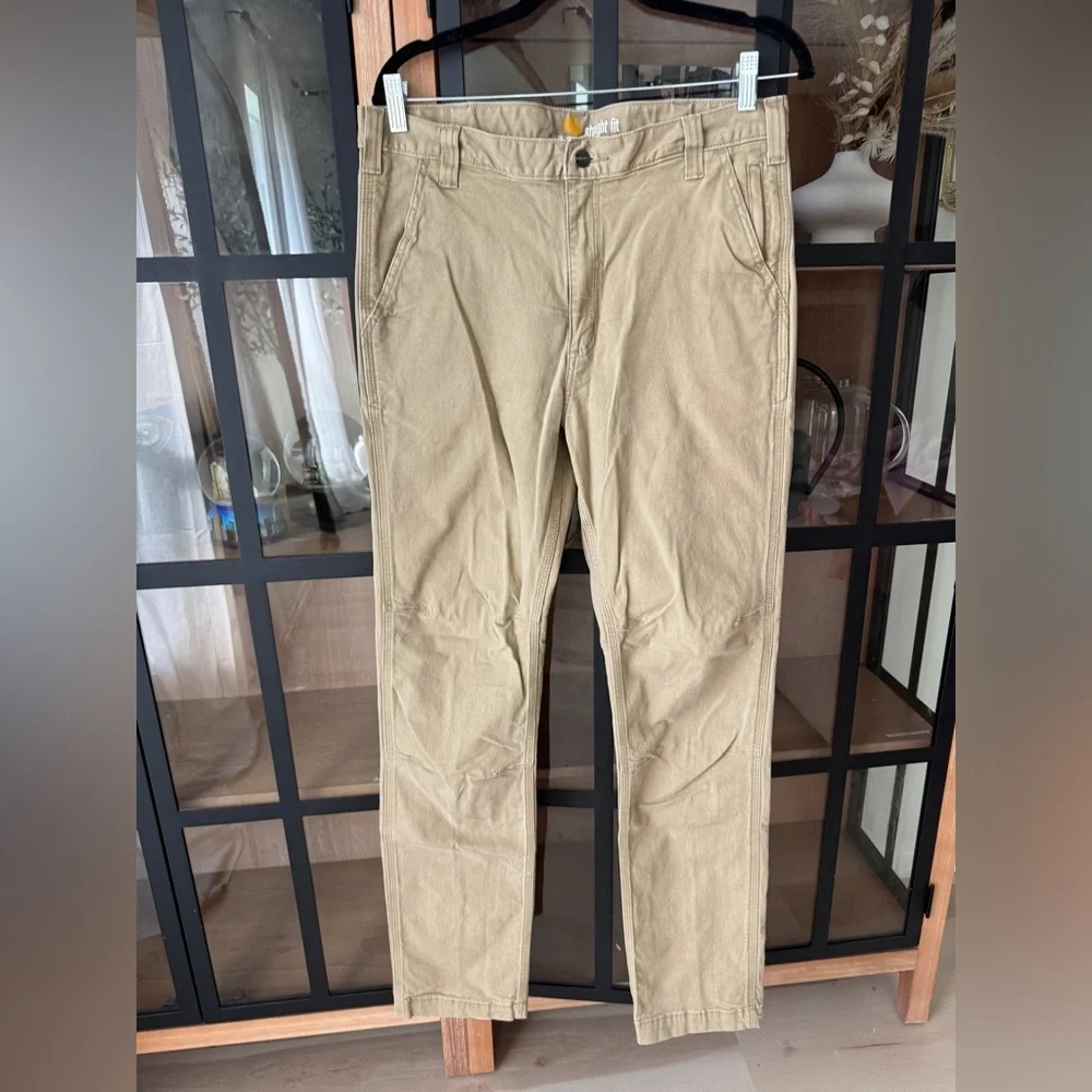 Carhartt Rugged Flex Rigby Straight Fit Pants khaki cargo beige - Picture 5 of 9